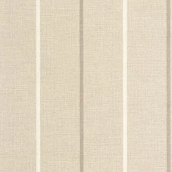 Casadeco Klasszikus szövethatású csíkos bézs vlies tapéta Plaid Line Beige Lin 53 cm X 10 m