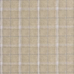Casadeco Textil hatású kockás barna vlies tapéta Gentle Thread Noisette 53 cm X 10 m