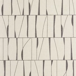 Casadeco Absztrakt mintás bézs-fekete vinyl tapéta Otavia Noir Fusain 53 cm X 10 m