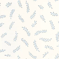 Caselio Kalász mintás kék-fehér vlies tapéta Iris Bleu Fumee 53 cm X 10 m