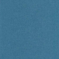 Caselio Lenvászon hatású élénk kék vinyl tapéta Uni Mat Bleu Jean 53 cm X 10 m