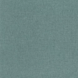 Caselio Lenvászon hatású kékes zöld vinyl tapéta Uni Mat Vert Malachite Chine 53 cm X 10 m