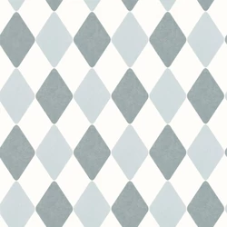 Caselio Geometriai mintás kék vlies tapéta Danser Bleu Grise 53 cm X 10 m