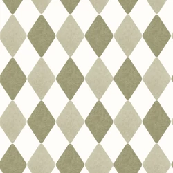 Caselio Geometriai mintás zöld vlies tapéta Danser Kaki 53 cm X 10 m