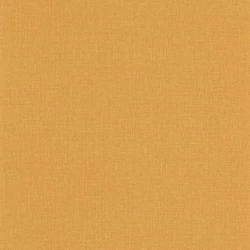 Caselio Szövethetású sárga vinyl tapéta Uni Mat Curry 53 cm X 10 m