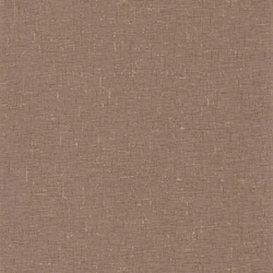 Caselio Szövet hatású barna vinyl tapéta metál fénnyel Gaze Metal Praline Or 53 cm X 10 m