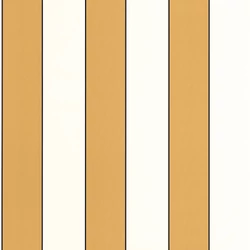 Caselio Elegáns csíkos mustársárga vinyl tapéta fekete széllel Moonlight Golden Lines Moutarde 53 cm X 10 m