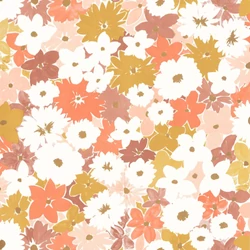 Caselio Virág mintás rózsaszín vlies tapéta Flora Rose 53 cm X 10 m