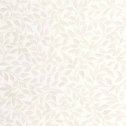 Caselio Modern levél mintás törtfehér vlies tapéta Printemps Blanc Nacre 53 cm X 10 m