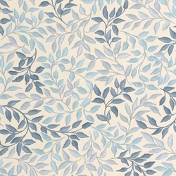 Caselio Modern levél mintás kék vlies tapéta Printemps Bleu 53 cm X 10 m