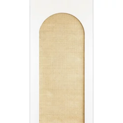 Caselio Nád hatású fehér vlies poszter tapéta Canework Arch Blanc 159 cm X 3,1 m