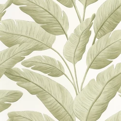 Caselio Egzotikus nagy levél mintás zöld vinyl tapéta Tropicalia Amande 53 cm X 10 m