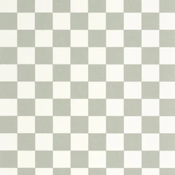 Caselio Sakktábla mintás modern zöld vinyl tapéta Checks Vert Amande 53 cm X 10 m