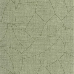 Caselio Absztrakt mintás raffia hatású zöld vinyl tapéta Melody Avocat 53 cm X 10 m