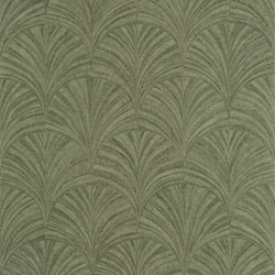 Caselio Palmetta mintás modern zöld vinyl tapéta Vibration Avocat 53 cm X 10 m