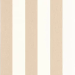 Caselio Klasszikus csíkos bézs vinyl tapéta Linen Lines Beige 53 cm X 10 m