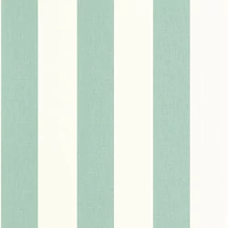 Caselio Klasszikus csíkos mentazöld vinyl tapéta Linen Lines Vert Menthe 53 cm X 10 m
