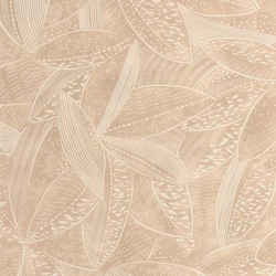 Caselio Levélmintás modern barna vlies tapéta Natura Gres Des Vosges 53 cm X 10 m