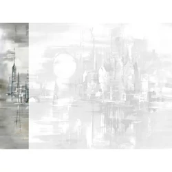 JV Holdfényes város szürke vinyl poszter tapéta Millenium Smoke Gray 68 cm X 3 m