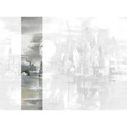 JV Holdfényes város szürke vinyl poszter tapéta Millenium Smoke Gray 68 cm X 3 m