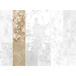 JV Japán nő virágokkal arany vinyl poszter tapéta Sumi Gold 68 cm X 3 m