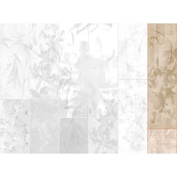 JV Japán nő virágokkal arany vinyl poszter tapéta Sumi Gold 68 cm X 3 m