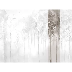 JV Őszi erdő szürke vinyl poszter tapéta Maples Grey 68 cm X 3 m