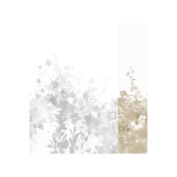 JV Virágmintás bézs vinyl poszter tapéta Zeeland Beige 68 cm X 3 m