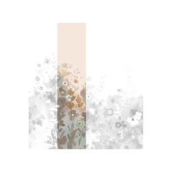 JV Virágmintás bézs vinyl poszter tapéta Zeeland Vintage 68 cm X 3 m