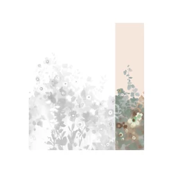 JV Virágmintás bézs vinyl poszter tapéta Zeeland Vintage 68 cm X 3 m