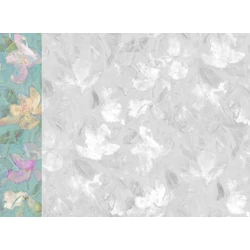 JV Texturált virágmintás kék vinyl poszter tapéta Bronte Light Blue 68 cm X 3 m