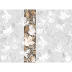 JV Texturált virágmintás bronz vinyl poszter tapéta Bronte Sepia 68 cm X 3 m