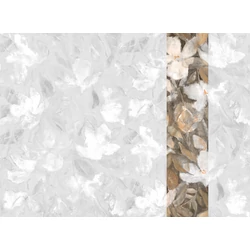 JV Texturált virágmintás bronz vinyl poszter tapéta Bronte Sepia 68 cm X 3 m