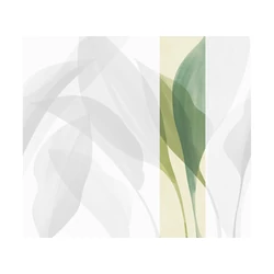 JV Trópusi levélmintás zöld vinyl poszter tapéta Davao Summer 68 cm X 3 m