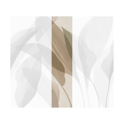 JV Trópusi levélmintás barna vinyl tapéta Davao Autumn 68 cm X 3 m