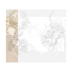 JV Tigrisek tánca bézs vinyl poszter tapéta Noen Beige 68 cm X 3 m