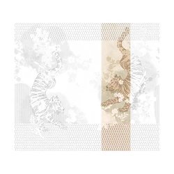 JV Tigrisek tánca bézs vinyl poszter tapéta Noen Beige 68 cm X 3 m