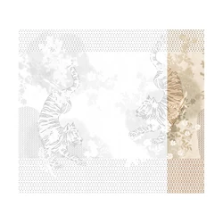 JV Tigrisek tánca bézs vinyl poszter tapéta Noen Beige 68 cm X 3 m