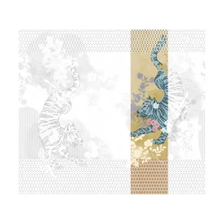 JV Tigrisek tánca arany színű vinyl poszter tapéta Noen Gold 68 cm X 3 m