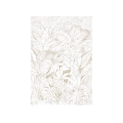 JV Trópusi dzsungel mintás bézs vinyl poszter tapéta Daintree White 200 cm X 3 m