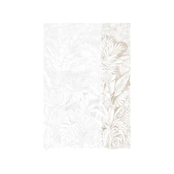 JV Trópusi dzsungel mintás bézs vinyl poszter tapéta Daintree White 68 cm X 3 m