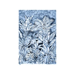 JV Trópusi dzsungel mintás kék vinyl poszter tapéta Daintree Blue Ink 200 cm X 3 m