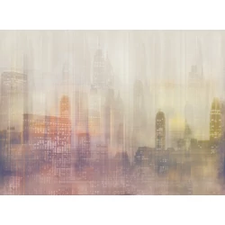 JV Felhőkarcolók fényei színes vinyl poszter tapéta Toronto Sunset 400 cm X 3 m