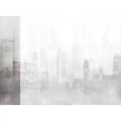 JV Felhőkarcolók fényei szürke vinyl poszter tapéta Toronto Grey 68 cm X 3 m