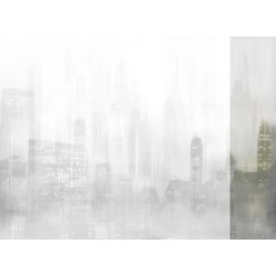 JV Felhőkarcolók fényei szürke vinyl poszter tapéta Toronto Grey 68 cm X 3 m