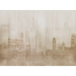 JV Felhőkarcolók fényei bézs vinyl poszter tapéta Toronto Gold 400 cm X 3 m