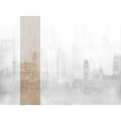 JV Felhőkarcolók fényei bézs vinyl poszter tapéta Toronto Gold 68 cm X 3 m