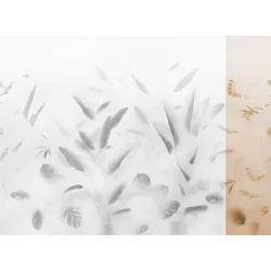 JV Pálmaleveles bézs vinyl poszter tapéta Nadi Beige 68 cm X 3 m