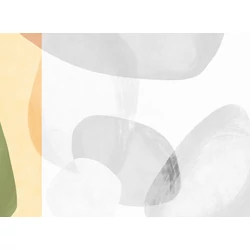 JV Absztrakt mintás sárga vinyl poszter tapéta Brock Summer Yellow 68 cm X 3 m