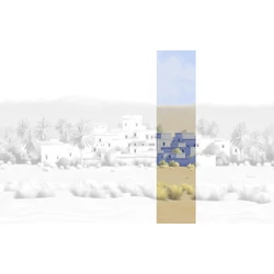 JV Arab város kék vinyl poszter tapéta Todra Light Blue 68 cm X 3 m